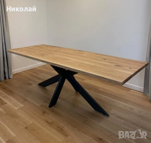 трапезна маса масив дъб , снимка 9 - Маси - 53541381