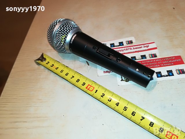 shure sm58 микрофон с бутон 2912221633, снимка 9 - Микрофони - 39137256