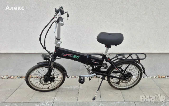Електрически велосипед, сгъваем LvXing (48V / 9Ah, Shimano, дискови спирачки), снимка 2 - Велосипеди - 55967978