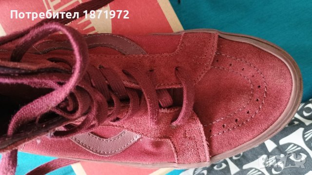 Продавам кожени скейт  кецове Vans ,номер 46(30см), снимка 3 - Кецове - 44263100