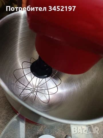 планетарен миксер с иноксова купа с 10 скорости и приставки, снимка 3 - Съдове за готвене - 53816927