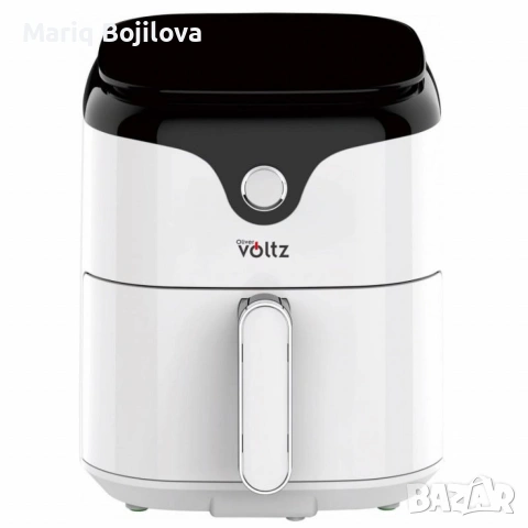 Фритюрник AirFryer Voltz, 1400W, 3.5л., Горещ въздух, Таймер, до 200°С, Дигитален, подвижна скара