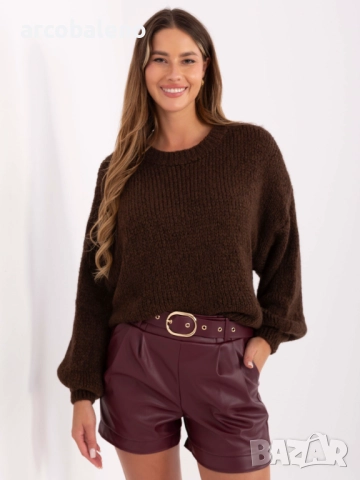 Дамски вълнен пуловер с голям размер, 3цвята , снимка 6 - Блузи с дълъг ръкав и пуловери - 51934548