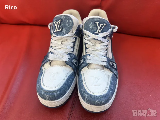 Louis Vuitton Trainer Sneaker Оригинални Маратонки, снимка 2 - Ежедневни обувки - 55890725