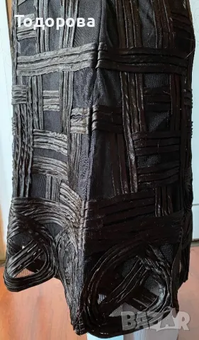 Официална черна рокля с подвижна подплата , снимка 7 - Рокли - 50176187