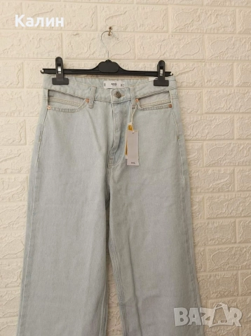 Дамски дънки Mango с висока талия - 39 лв. , снимка 4 - Дънки - 52791718