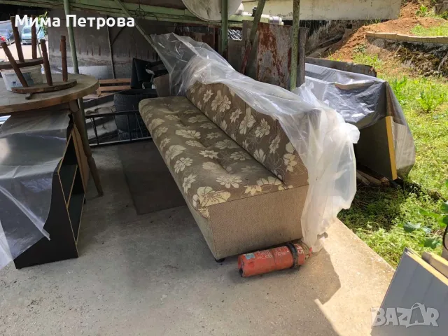 Диван 1.90м с допълнителна дамаска, снимка 2 - Дивани и мека мебел - 55966019