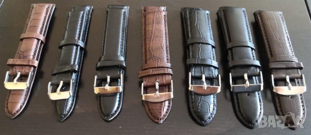 Кожена кайшка за ръчен часовник, снимка 2 - Мъжки - 44326720