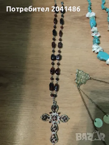 Тюркоаз,корали,старинни колиетата, снимка 4 - Колиета, медальони, синджири - 48803987