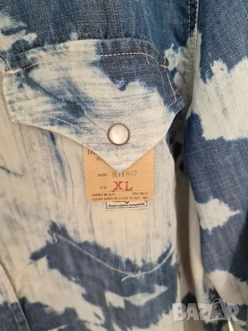 Страхотна мъжка риза RALPH LAUREN DENIM , размер XL, нова , снимка 5 - Ризи - 56205392