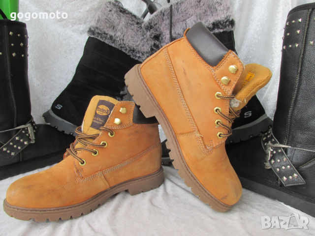 Унисекс боти,обувки, чепици DOCKERS® Boots Leder N- 39 - 40 / 100% естествена кожа, снимка 5 - Дамски боти - 36159587