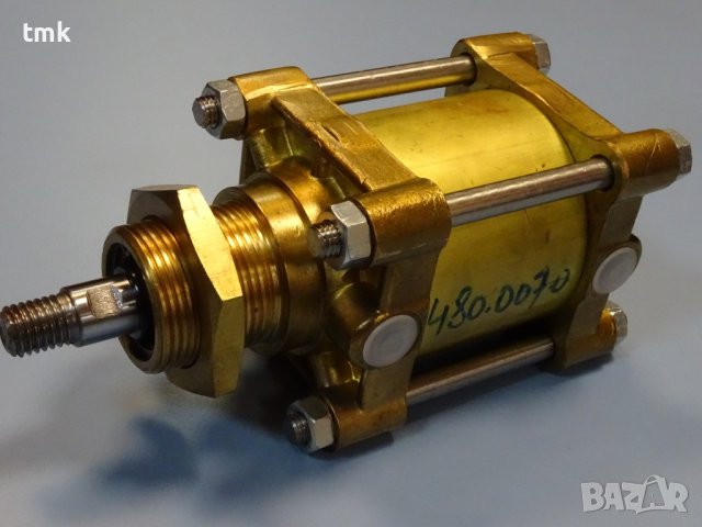 Пневматичен цилиндър Ф 63x10 mm Martonair pneumatic cylinder, снимка 2 - Резервни части за машини - 40528330