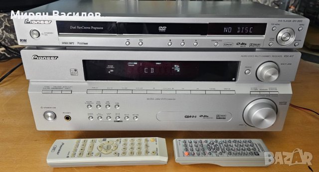 Ресийвър PIONEER VSX - 417 + DVD Player - PIONEER DV-300, снимка 2 - Аудиосистеми - 44344077