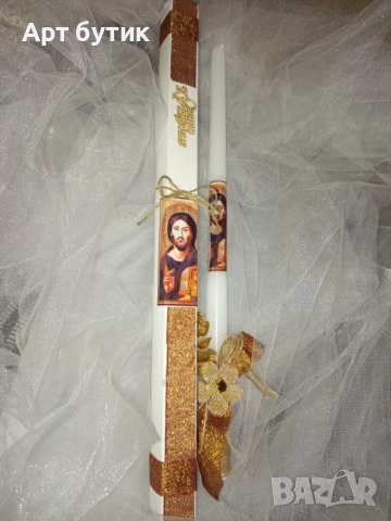 Декорирани свещи за ритуал, снимка 2 - Декорация - 52572812