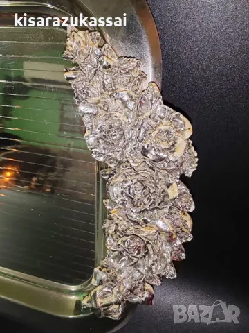  Винтидж поднос с нестандартна декорация., снимка 5 - Други - 48816120