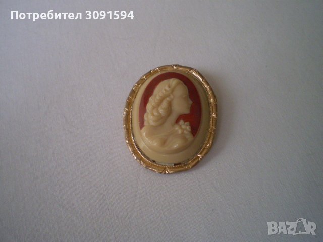 брошка -игла с викторианска жена-камея , снимка 10 - Антикварни и старинни предмети - 40403157