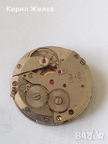 Механизъм с циферблат от стар ръчен часовник 51414, снимка 4 - Мъжки - 52253961