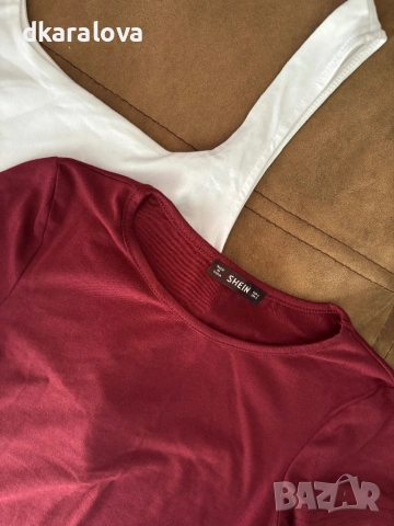 Дамски топ и потник Shein, снимка 2 - Потници - 53475580