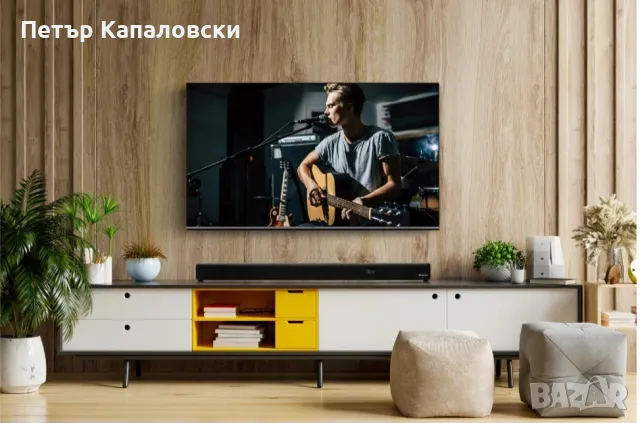 Саундбар, JVC, TH-D357B, 50 W, Вграден субуфер, Bluetooth, USB (MP3), Оптичен изход, AUX.