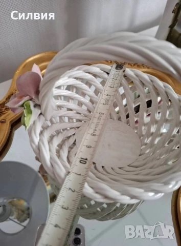 Порцеланова кошничка , снимка 9 - Декорация за дома - 52890208