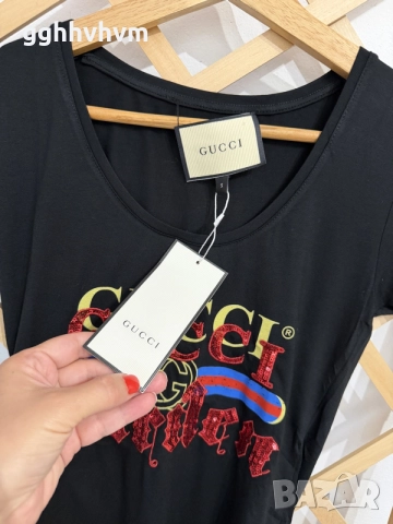 нова тениска на gucci, снимка 2 - Тениски - 56391444