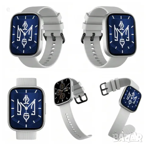 Смарт часовник Zeblaze GTS 3 PLUS, AMOLED, 2.15'', Разговори,Водоустойчив. Сив НОВ, снимка 2 - Смарт часовници - 47962963