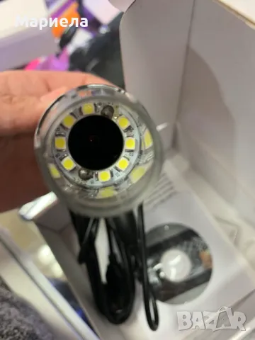 Микроскоп с увеличение от 40 до 1000 / Цифров Микроскоп / 8 LED, снимка 6 - Друга електроника - 47337205