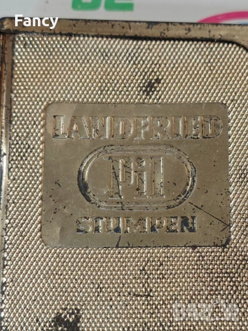 Стара метална табакера от Втората световна война , снимка 2 - Антикварни и старинни предмети - 53358438