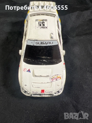 SUBARU IMPREZA 1 WRC миниатюрен Majorette 1/57 ref 275 A - № 55