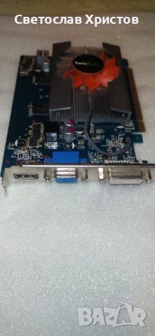 Продавам видео карта nVidia TwinTech GT440 1GB GDDR5 128bit HDMI DVI VGA PCI-E, снимка 2 - Видеокарти - 41019989