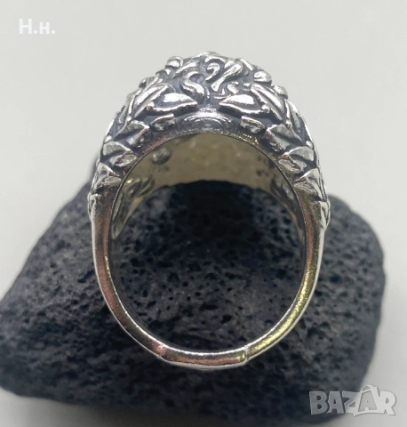 Сребърен пръстен уникат, снимка 4 - Пръстени - 53649462