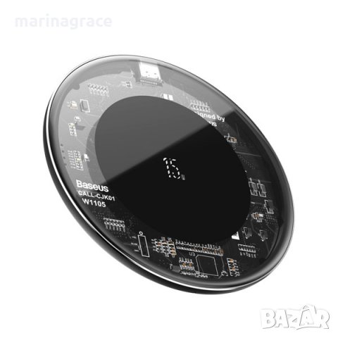 Безжично зарядно Baseus Simple 15W, снимка 2 - Безжични зарядни - 34697997