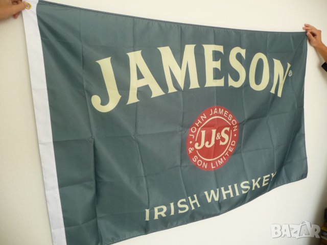 Jameson ирландско уиски знаме рекламно бар зелено whiskey дискотека бърлога, снимка 3 - Декорация за дома - 42637996