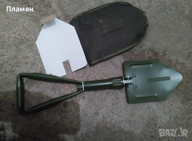 Многофункционална сгъваема армейска лопата преносима мини къмпинг за оцеляване Лопата за градин, снимка 1 - Екипировка - 30017591