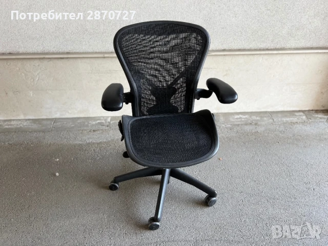 Herman Miller Aeron Classic, снимка 2 - Столове - 49595016