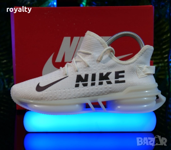 Мъжки маратонки Nike - Цвят Бяло, снимка 4 - Маратонки - 51637510