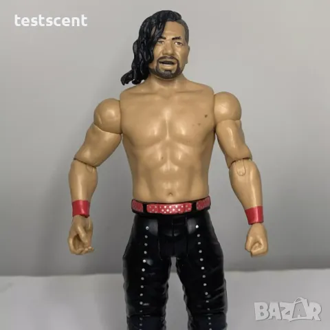 Екшън фигура WWE Shinsuke Nakamura Шинске Накамура Basic Series figure играчка Mattel Black, снимка 9 - Колекции - 48361977