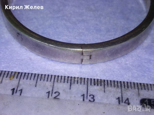 СТИЛНА и КРАСИВА СРЕБЪРНА РЕТРО АРТ ГРИВНА СРЕБРО 925 Стара МАЙСТОРСКА РЪЧНА ИЗРАБОТКА 37153, снимка 13 - Гривни - 42657333