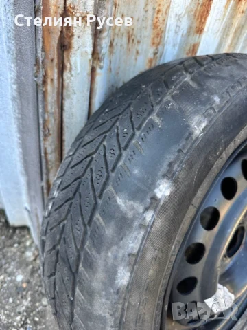 резервна джанта с гума за  opel corsa C джанти 4x100 r14 - 14 цола -НЕ Е патерица -цена 25лв - 4 x 1, снимка 2 - Гуми и джанти - 50543530