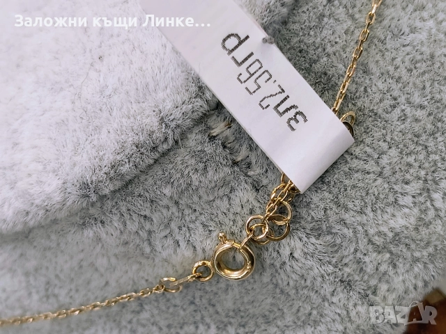 Златно Колие с топчета 2.56гр / 14К, снимка 5 - Колиета, медальони, синджири - 52749048