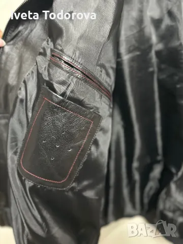 Мъжко кожено яке, снимка 6 - Якета - 48285436