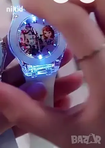 Принцеса София Първа Sofia the First Светещ детски часовник , снимка 3 - Детски - 48976319