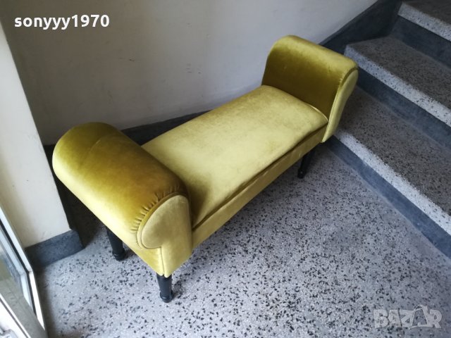 КАНАПЕ-ПЕИКА-100Х53Х30СМ ТАБУРЕТКА ОТ ГЕРМАНИЯ 3110211659, снимка 2 - Антикварни и старинни предмети - 34643119