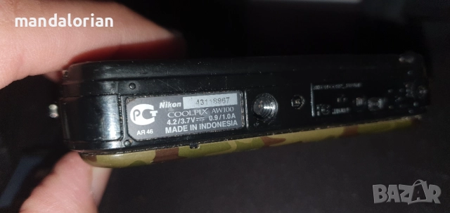 фотоапарат Nikon COOLPIX AW100 Digital Camera Camo Waterproof , снимка 2 - Фотоапарати - 52244447