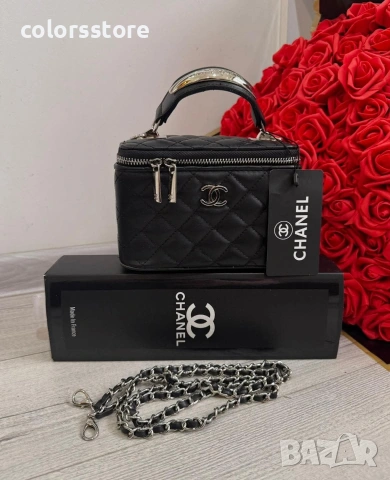 Черна чанта Ch****- IM19, снимка 2 - Чанти - 32362616