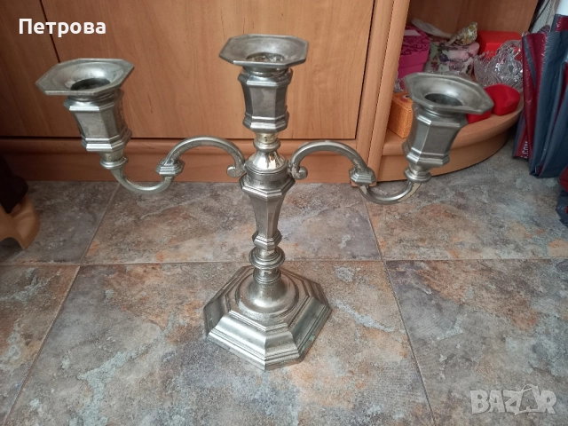 Свещник от метална сплав 