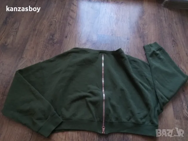 NIKE Air Cropped Zip back Sweatshirt Green - страхотна дамска блуза М, снимка 9 - Блузи с дълъг ръкав и пуловери - 48838648