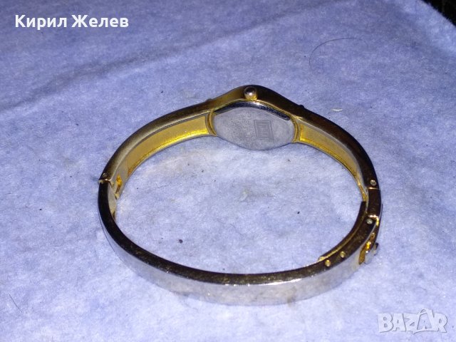 Q&Q QUARTZ СТИЛЕН МОДЕН МАРКОВ ЯПОНСКИ ДАМСКИ ЗЛАТИСТ ЧАСОВНИК Тип ГРИВНА Кю и Кю 36576, снимка 11 - Дамски - 39894441