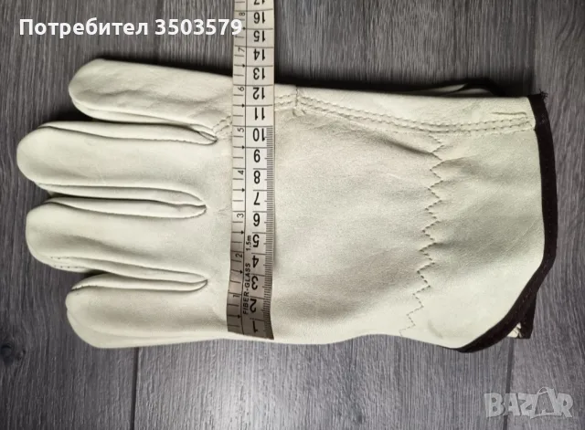 Продавам работни кожени ръкавици, снимка 5 - Ръкавици - 56152144