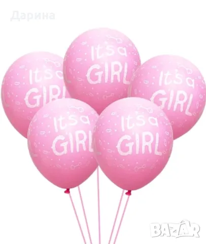 Парти сет балони бебе момче/момиче и пол на детето , снимка 8 - Други - 41187717